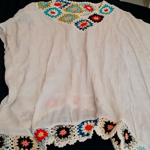 Swim Crochet Accent Coverup